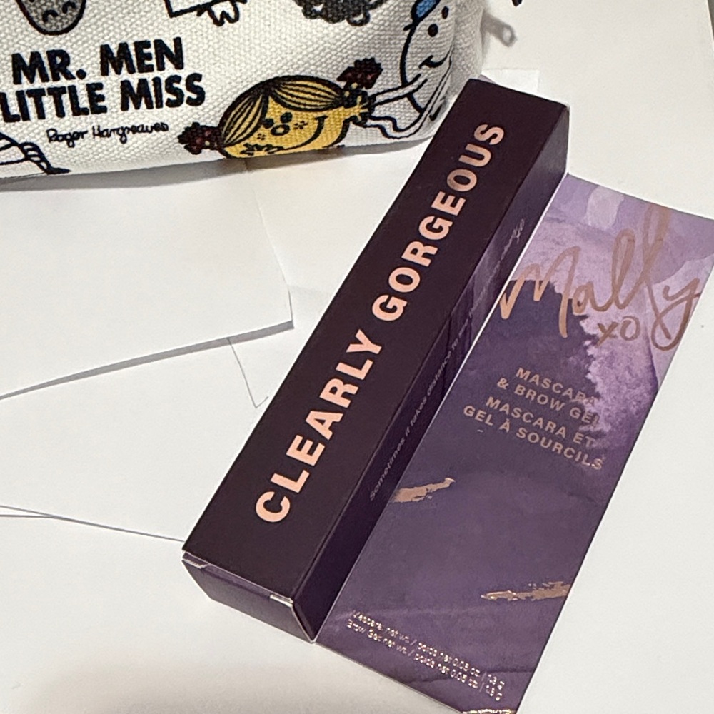 NIB Mally Beauty Clearly Gorgeous CLEAR Mascara and Brow Gel full size